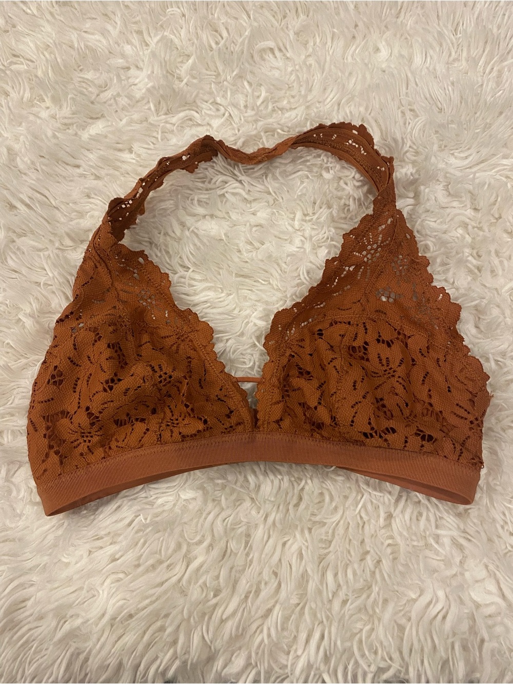 Aerie Halter Lace Bralette Medium